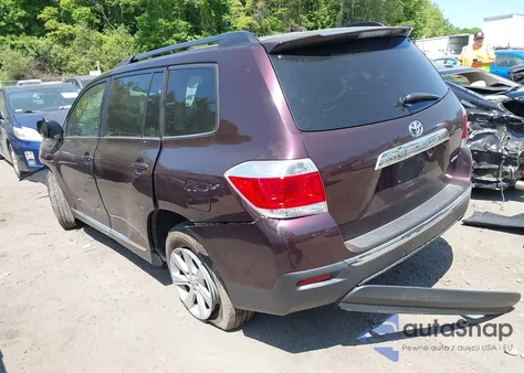 2013 Toyota Highlander Se V6 из США, поврежденный, VIN 5TDBK3EH4DS182288